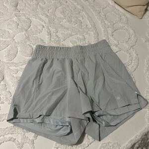 CRZ YOGA Gray Athletic Shorts Lightweight Moisture-Wicking